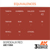 AK11094 Bordeaux Red 17ml