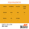 AK11043 Dirty Yellow 17ml