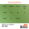 AK11205 Metallic Green 17ml
