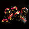 Black and Red Dice Set