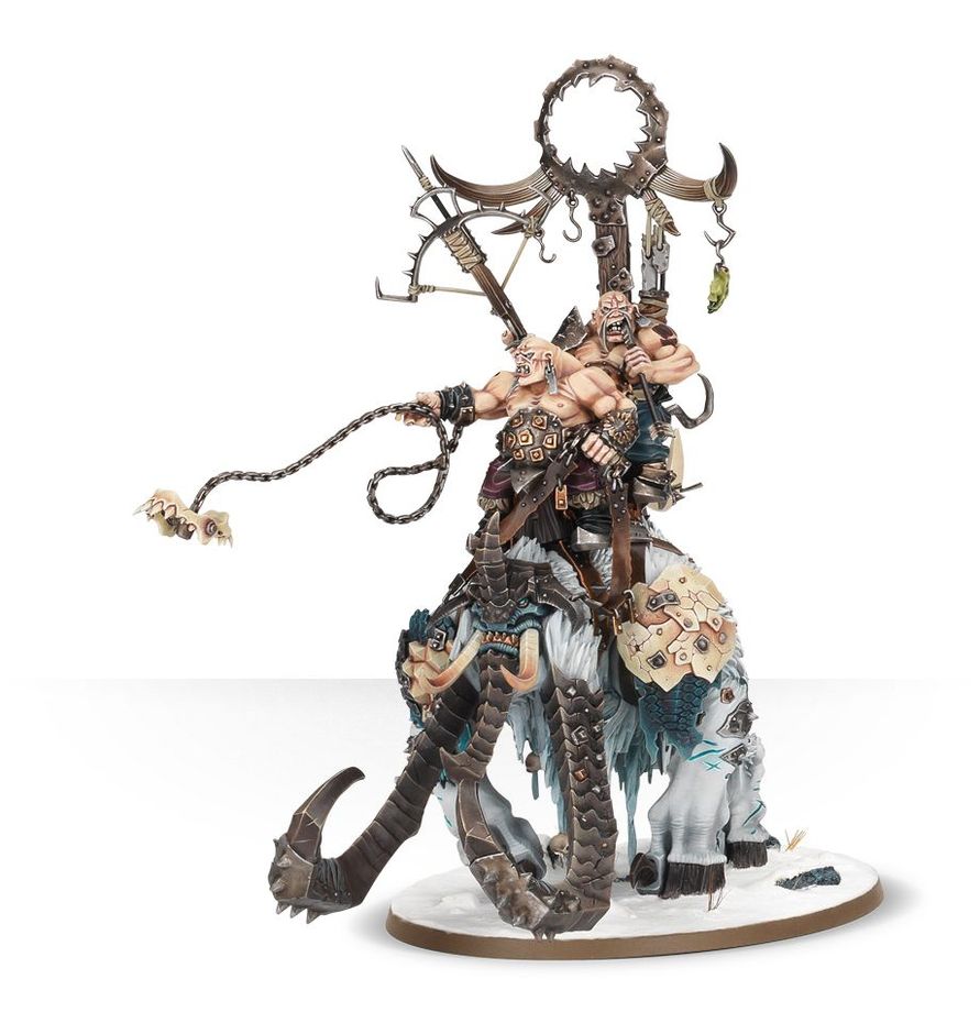 Games Workshop Online Ogor Mawtribes: Frostlord/Huskard/Beastriders on Stonehorn|Huskard/Frostlord on Thundertusk.