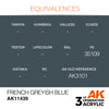 AK Interactive 3G French Greyish Blue