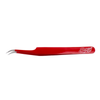 Slant Point Tweezers - Red