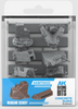 AK Interactive Concrete Ruins - Basing Bits (12 Pieces)