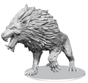 D&D Miniatures: Dire Worg - Nolzur's Marvelous Unpainted Minis (Primed)