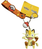 Pokémon Funism Meowth Keychain with Poké Ball