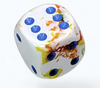 Chessex: Brush - 12d6 - Breezy/Blue 16mm