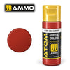 Atom: Carmine Red Acrylic Paint 20ml Bottle