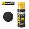 ATOM: NATO Black Acrylic Paint 20ml Bottle
