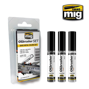 Bare Metal Oilbrusher Paint Set (3 Color