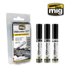 Bare Metal Oilbrusher Paint Set (3 Color