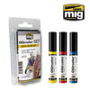 Basic Oilbrusher Paint Set (3 Colors)