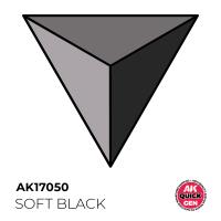 AK Interactive Quick Gen - Soft Black 18 ml