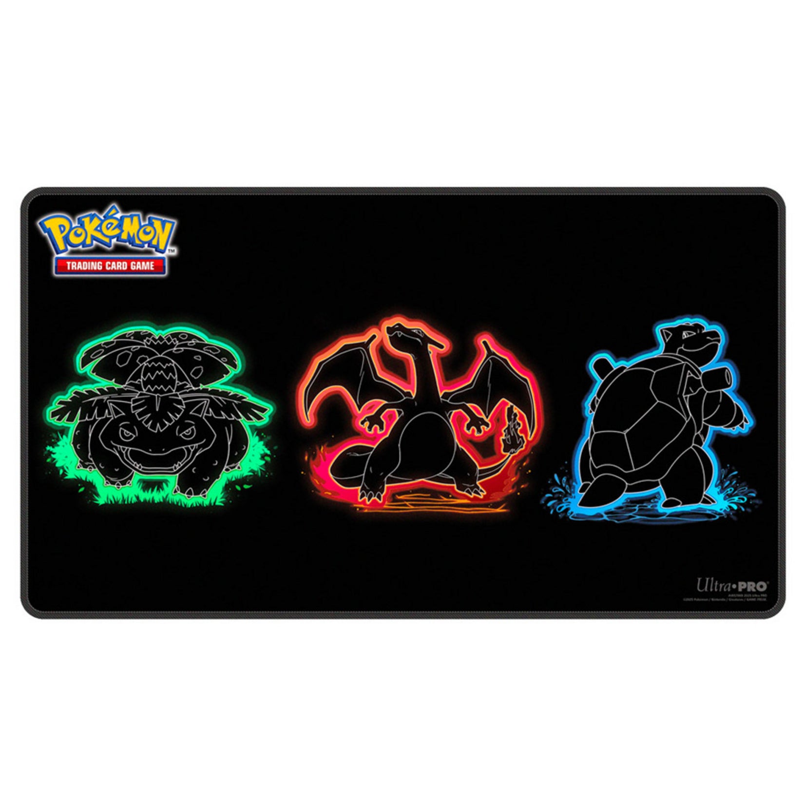 pokemon trading card game light up sign Ultra Pro Neon Kanto Pokemon Foil Playmat