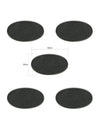 60x35mm oval bases x5