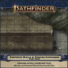 PATHFINDER RPG: FLIP-TILES: FORTRESS WALLS AND TOWERS EXPANSION SET