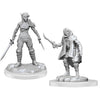 D&D Miniatures: Elf Rogue & Half-Elf Rogue Protégé - Nolzur's Marvelous Unpainted Minis